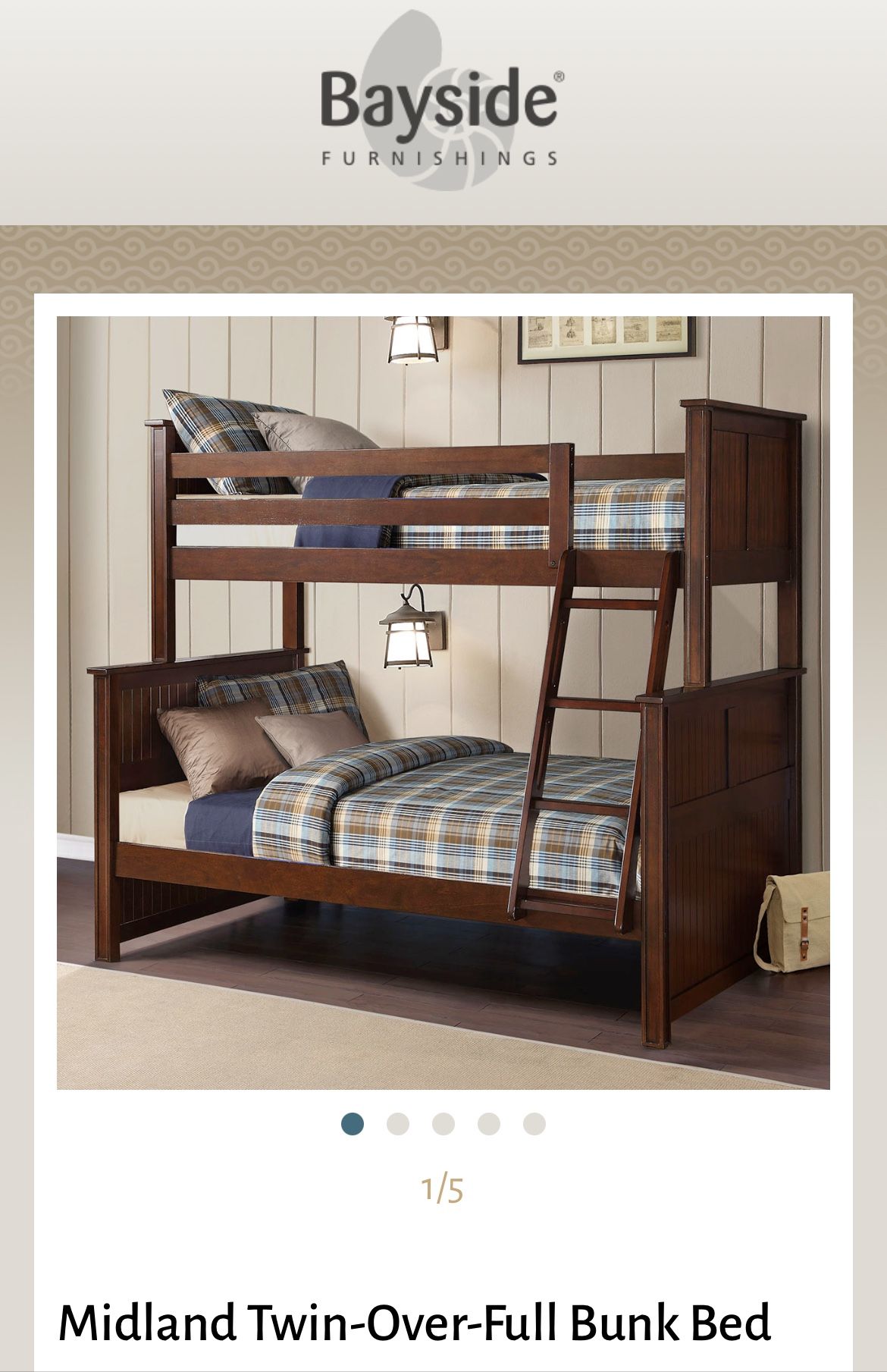 Bunk Bed    Twin-over-Full