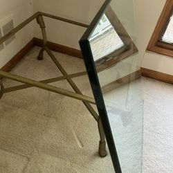 Glass Coffee Table 38” X 38”