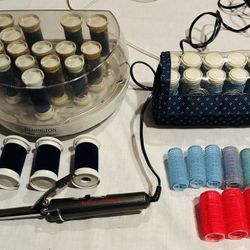 Remington Electric Rollers, 2 Units, Salon Designs Hot Rolling Curling  Iron,