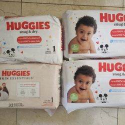 Hugging Diapers Size 1 And 2