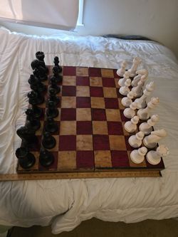 Giant Chess Game With Its Own Box