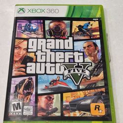 Xbox 360 Grand Theft Auto V Five Video Game