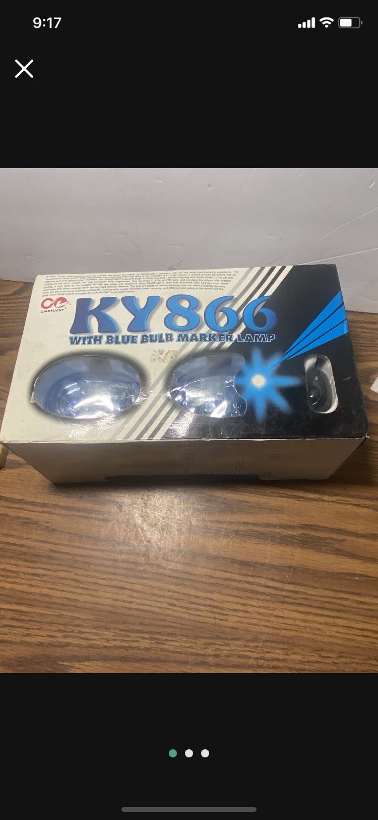 Blue Marker Lights New Fog Light White Or Blue Or Both 