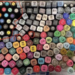 Markers for Artist Art Marker Set for Coloring Illustration 160 colors + Box