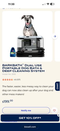 Dog bath / carpet cleaner NEW never used