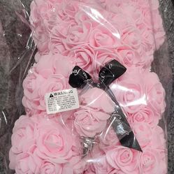 Pink Rose Bear 