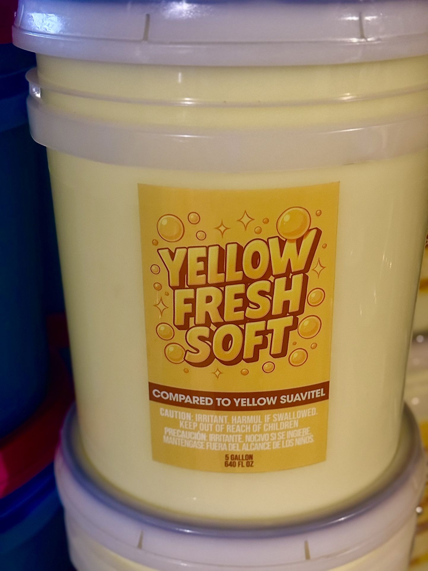 Fabric Softener | Yellow Fresh Soft | 5 Gallon Buckets