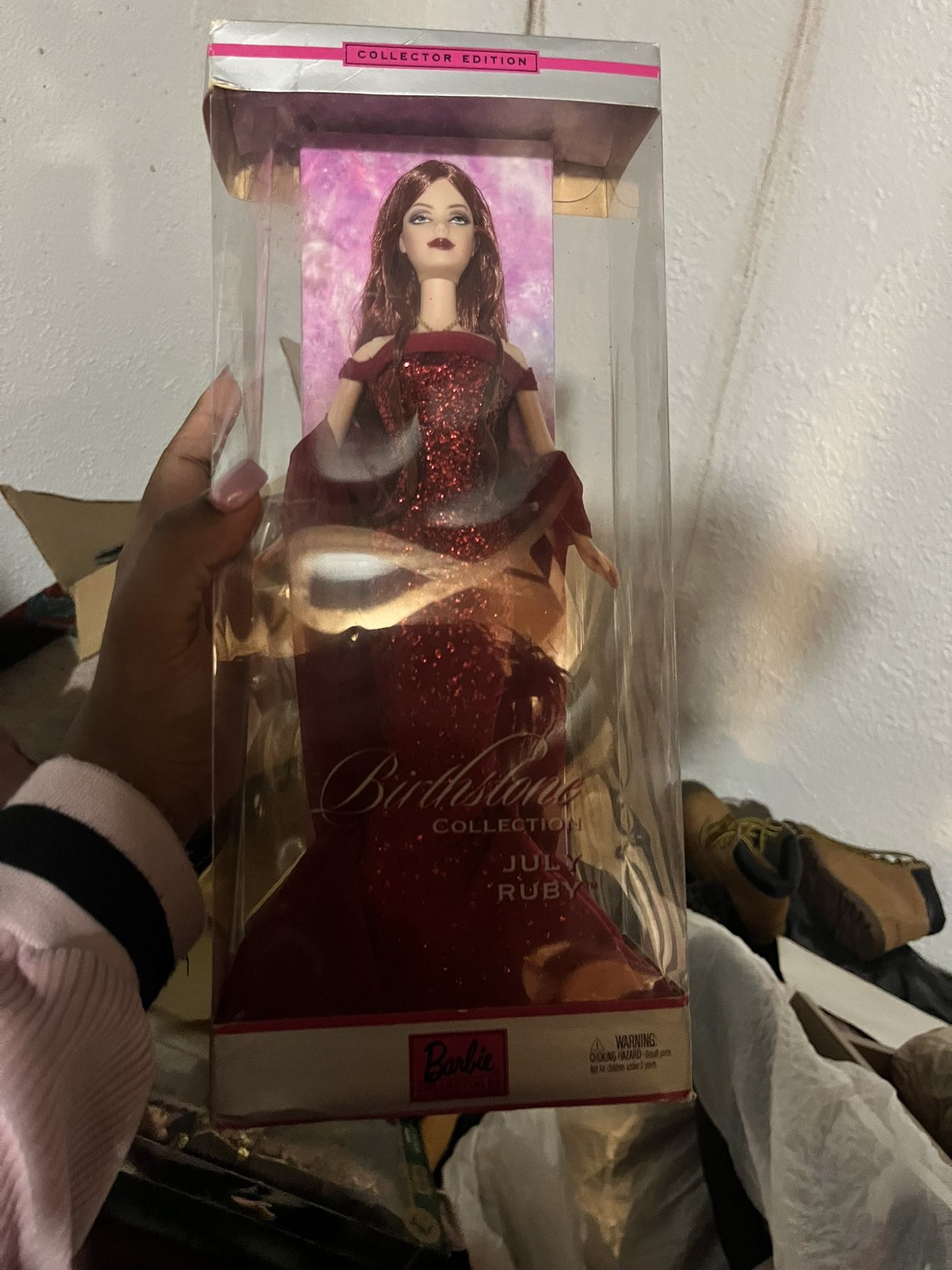 2002 July Ruby Birthstone Barbie
