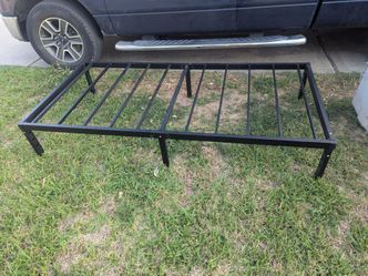 Twin Size Metal Platform Bedframe