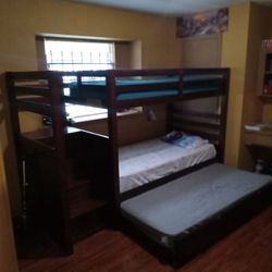 3 Bunk Bed Twins