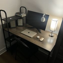 2 Computer Desk With Shelves