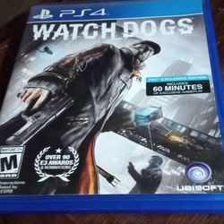 Watch Dogs PS4 Replacement Video Game Case 