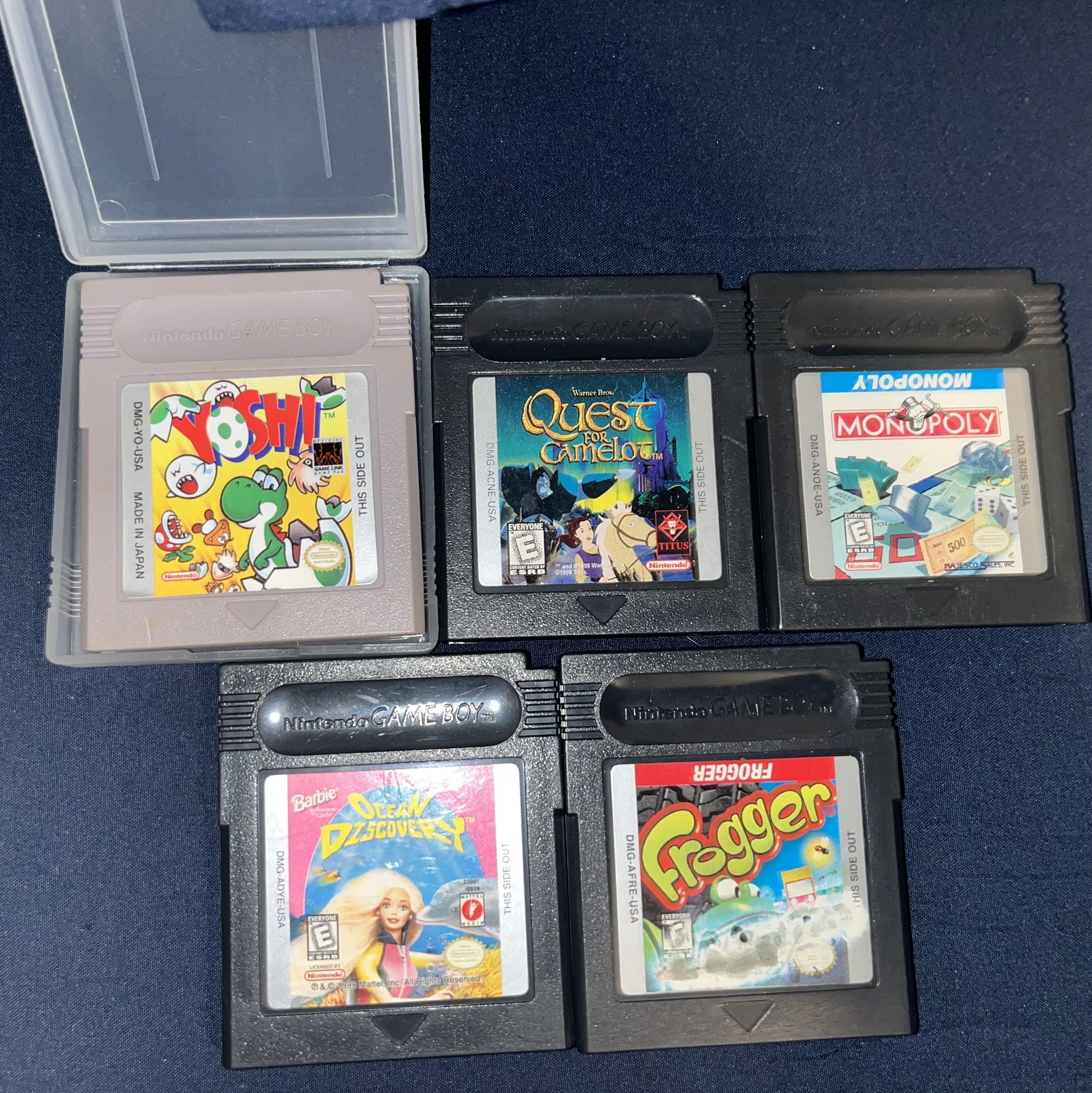 Nintendo Gameboy Game Set