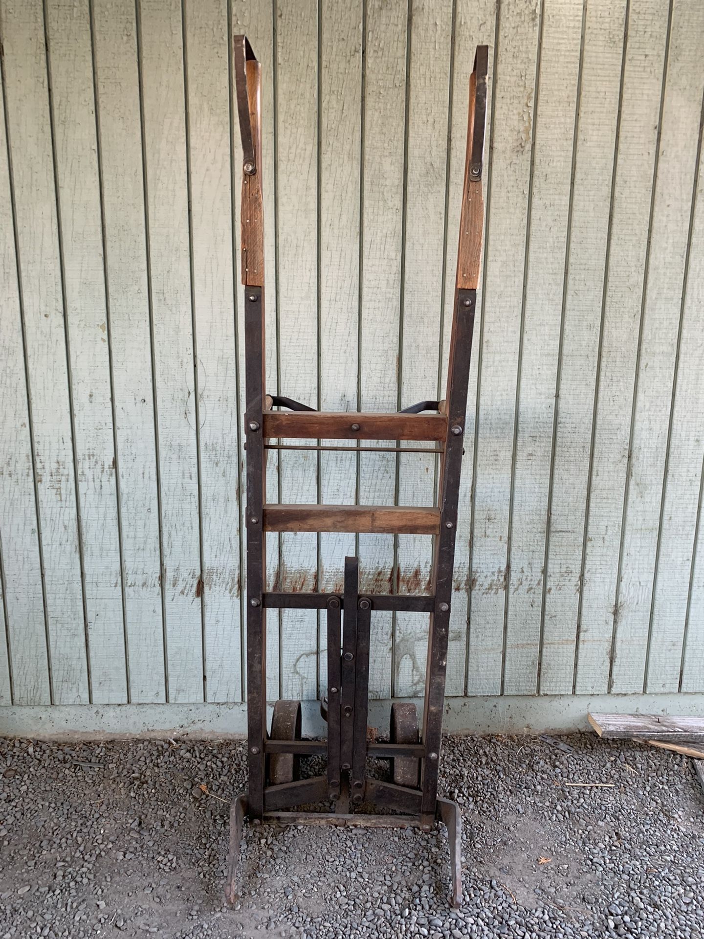 Beautiful Working California Iron Works Pedal Claw Handtruck