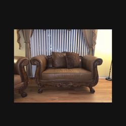 Leather sofa