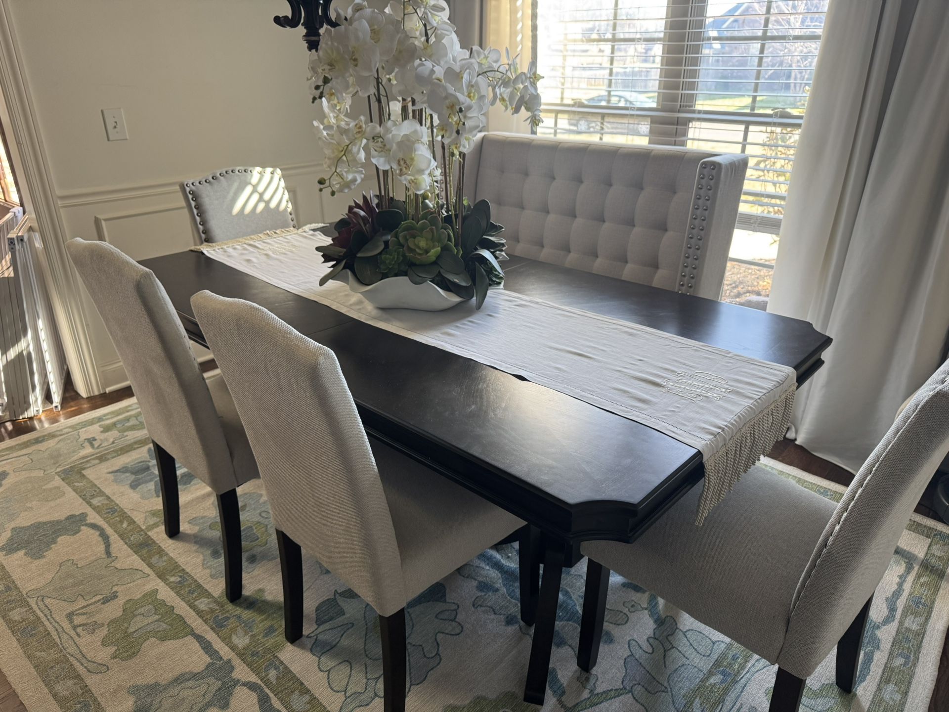 Dining Suite Set Table Chairs And China Cabinet