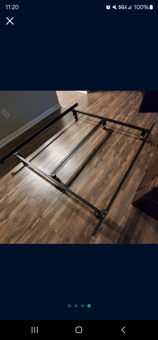 Queen Size Bed Frame - Metal