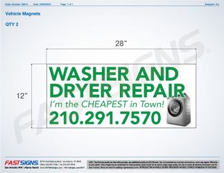 Washer dryer repair