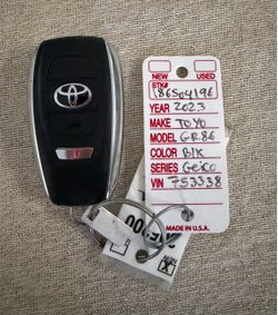 Toyota GR 86 key fob