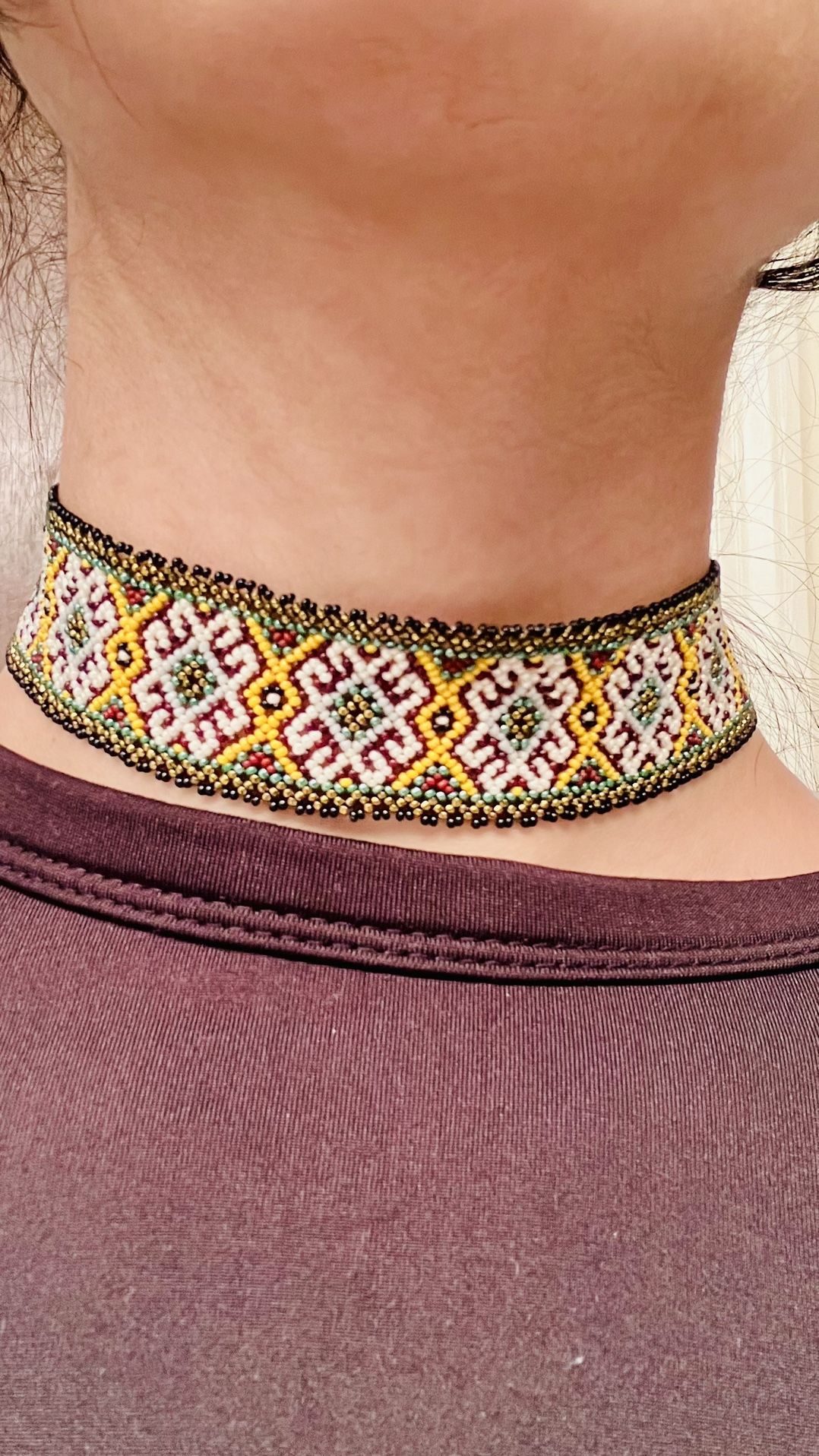 Handmade Premium Beaded Choker