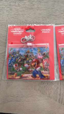 Super Nintendo World Lanyard Pouch