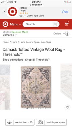 Damask vintage rug by Threshold-Target