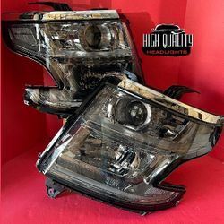 Chevy Tahoe 2015. 2020 headlights.