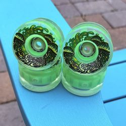 Slime Balls “Light Ups” Jelly Fish Glow In The Dark Skateboard Wheels - 60mm 78a