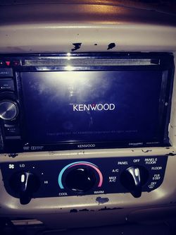 Kenwood indash
