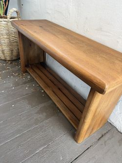 Wood Bench