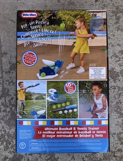 Little Tikes Ultimate Baseball & Tennis Trainer New Sealed Box 