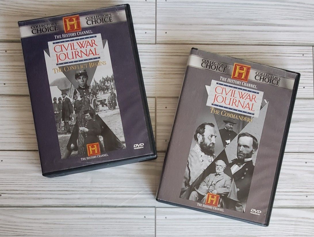 Civil War Journal The Conflict Begins + The Commanders The History Channel 2 Collector's Choice DVD