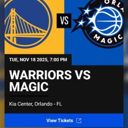 Orlando Magic v GS Warriors (2 Ticket Package)
