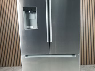 Bosch 100 Series French Door Bottom Mount Refrigerator 36" Stainless steel (with anti-fingerprint) (B36FD10ENS-D-3103)