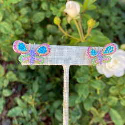 Butterfly 🦋 Sterling Silver Earrings 