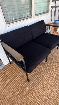 Patio chair loveseat