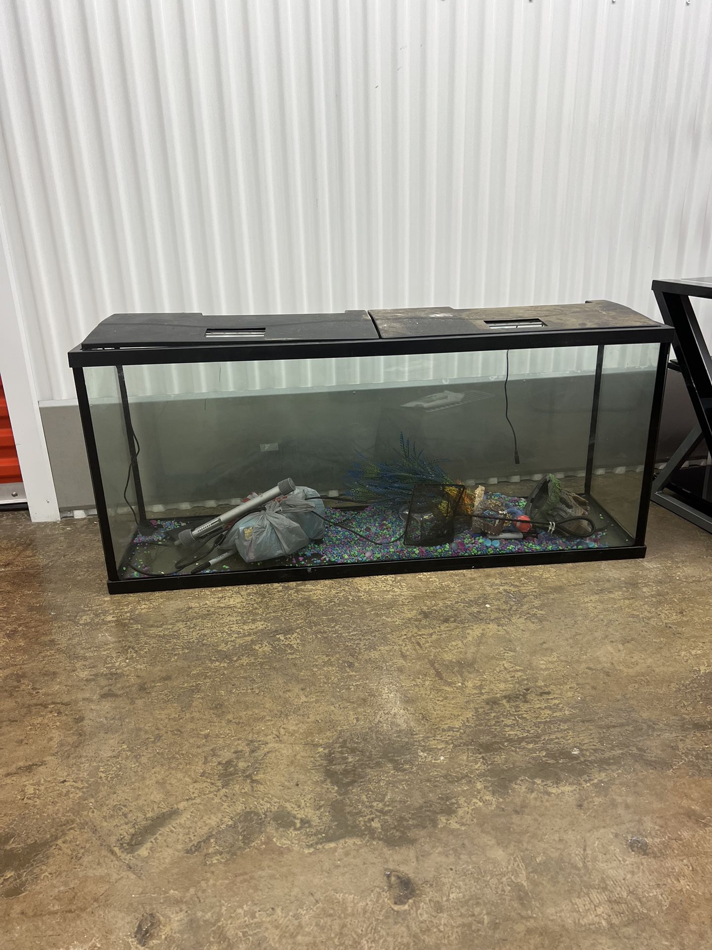 55 Gallon Fish Tank Everything With It $300 Price Reduce 250