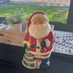 Santa Cookie Jar