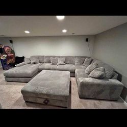 Custom Corduroy Sectionals Available 