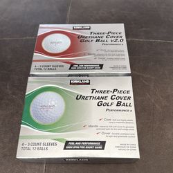 Golf Ballv2.0 and total 24 Balls New. Kirkland.