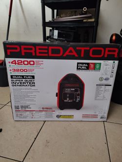 PREDATOR GENERATOR  dual fuel