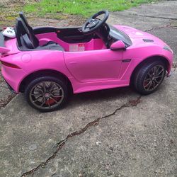 Pink Kids Car 