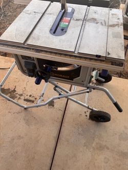 Kobalt Table Saw with Rolling Stand