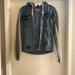 H&M Jean Jacket Sweater Used Only Once 