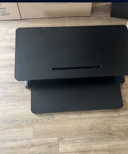 Black Extendable Stand Up Desk 