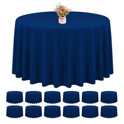 Navy Blue Round Tablecloths