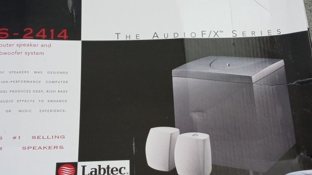 Labtec LCS-2414 Interactive Speakers For Computer
