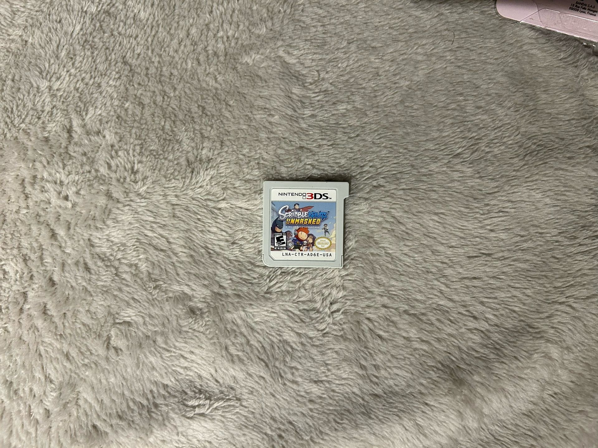 scribblenauts unmasked & lego city undercover the chase begins 3DS