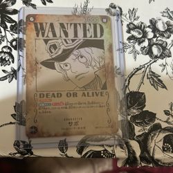 Sabo Wanted Card 