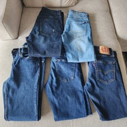 Men's Old Navy and Levi's Jeans 30x32 Slim